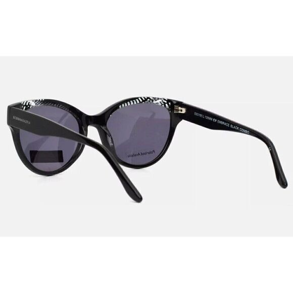 BCBGMAXAZRIA New Embrace Black Combo Womens Cat Eye Sunglasses main image 4